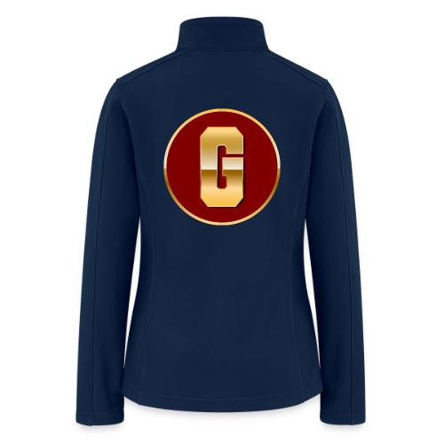 Letter G – Capital Varsity Alphabet Monogram - Women’s Soft Shell Jacket