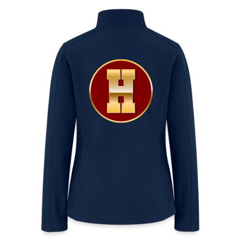 Letter H – Capital Varsity Alphabet Monogram - Women’s Soft Shell Jacket