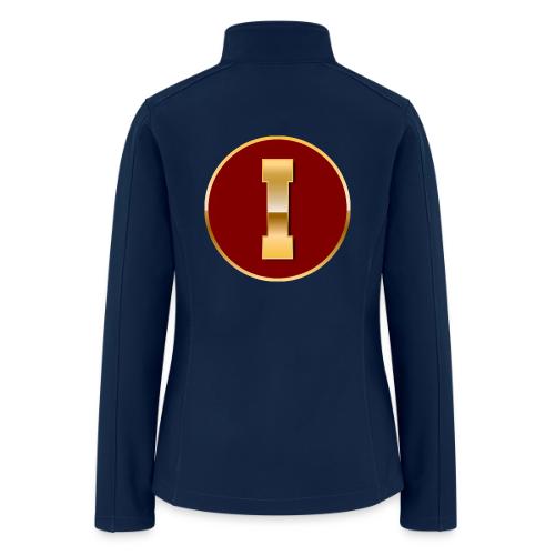 Letter I – Capital Varsity Alphabet Monogram - Women’s Soft Shell Jacket