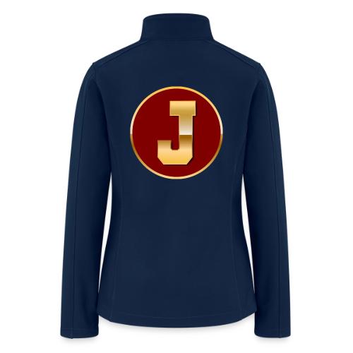 Letter J – Capital Varsity Alphabet Monogram - Women’s Soft Shell Jacket