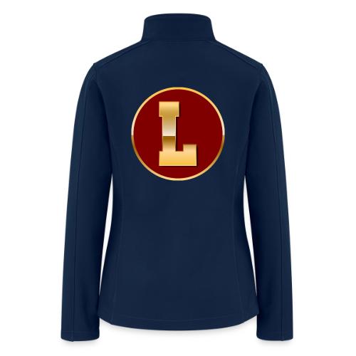 Letter L – Capital Varsity Alphabet Monogram - Women’s Soft Shell Jacket