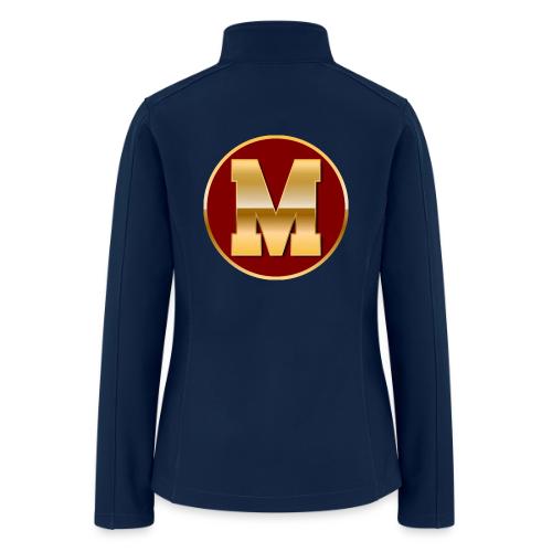 Letter M – Capital Varsity Alphabet Monogram - Women’s Soft Shell Jacket
