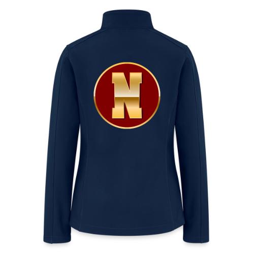 Letter N – Capital Varsity Alphabet Monogram - Women’s Soft Shell Jacket