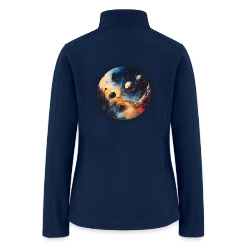 Chaotic Color Planets - Women’s Soft Shell Jacket