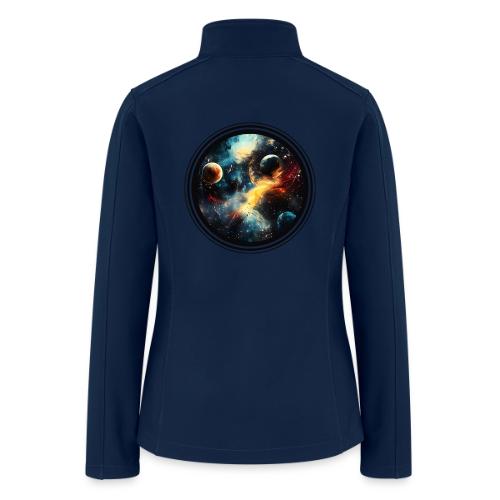 Painted Cosmos of Planets - Women’s Soft Shell Jacket