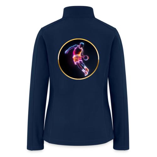 Neon Basketball Player - Women’s Soft Shell Jacket
