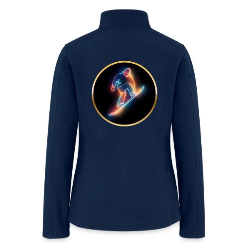 Golden Neon Snowboard - Women’s Soft Shell Jacket