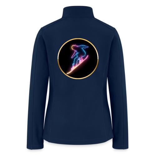 Snowboarding: Neon Snow Drift - Women’s Soft Shell Jacket