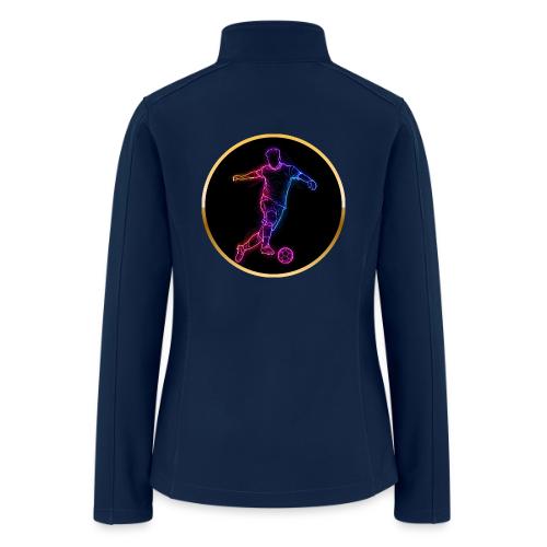 Neon Soccer Flow - Women’s Soft Shell Jacket