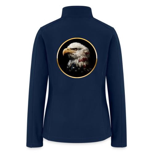 America: Golden Freedom Crest - Women’s Soft Shell Jacket
