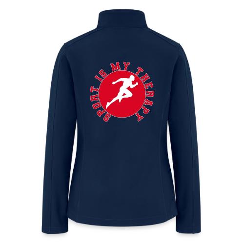 Sport Is My Therapy – Running Motivation Badge - Women’s Soft Shell Jacket