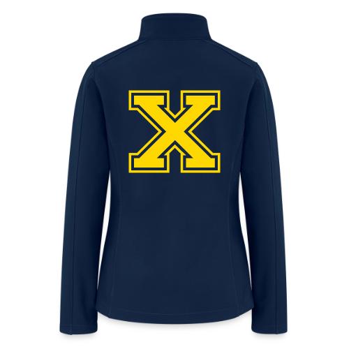 Letter X – Capital Athletic Alphabet Monogram - Women’s Soft Shell Jacket
