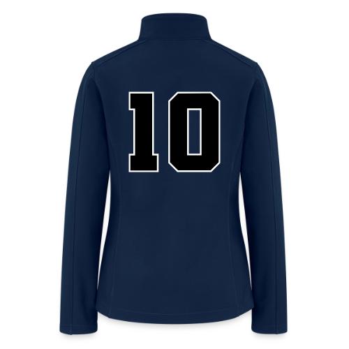 Varsity Number 10 Athletic Design - Women’s Soft Shell Jacket