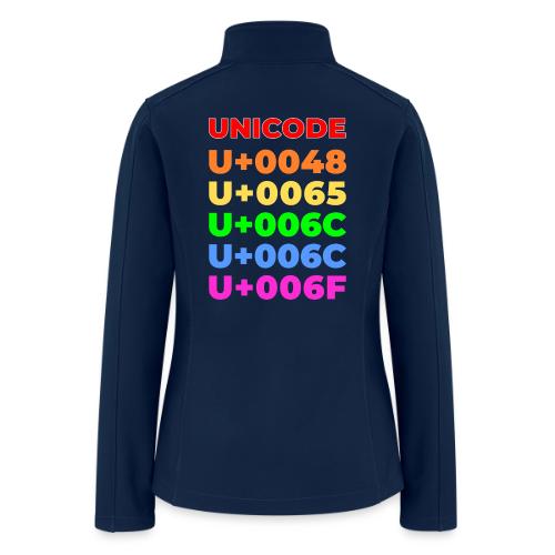 Hello, in unicode - Women’s Soft Shell Jacket