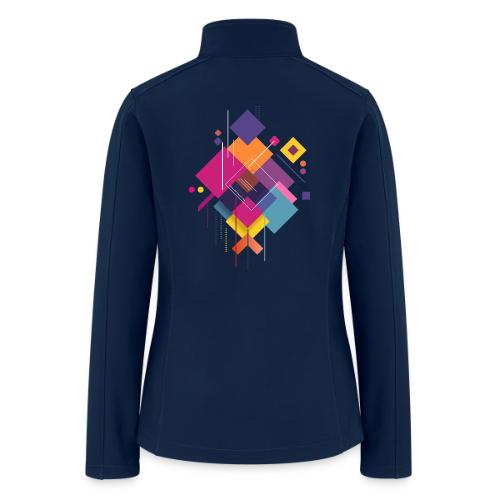 Vibrant Geometry - Women’s Soft Shell Jacket