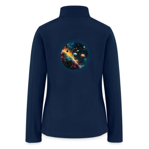 Painted Planetscape - Women’s Soft Shell Jacket