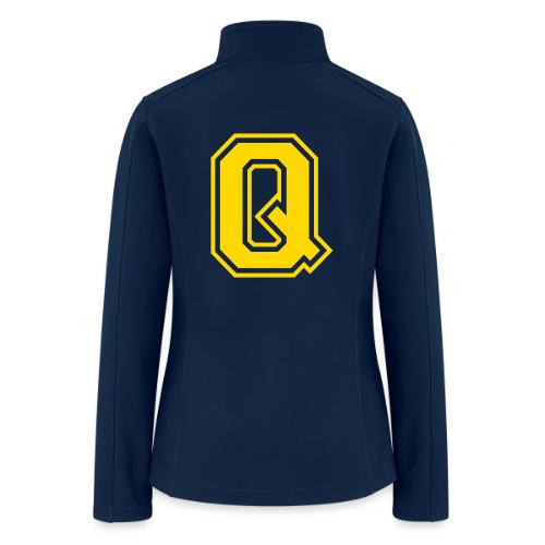 Letter Q – Capital Athletic Alphabet Monogram - Women’s Soft Shell Jacket