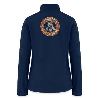 Skinwalker Detection Agency Cryptid Skinwalker - Women’s Soft Shell Jacket - navy - Back