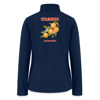ORANGE-FARM_FRESH - Women’s Soft Shell Jacket - navy - Back