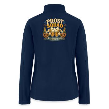 Prost Squad Oktoberfest 2026 - Women’s Soft Shell Jacket - navy - Back