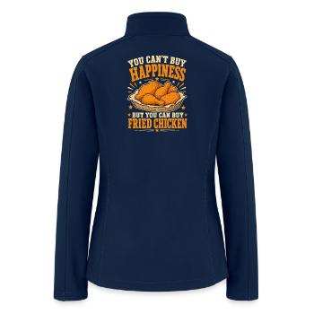 Fried Chicken Happiness - Women’s Soft Shell Jacket - navy - Back