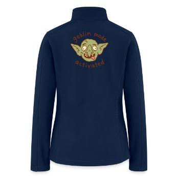 Goblin Mode Activated - Women’s Soft Shell Jacket - navy - Back