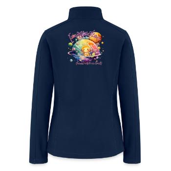 Imagination should have no limits - Women’s Soft Shell Jacket - navy - Back