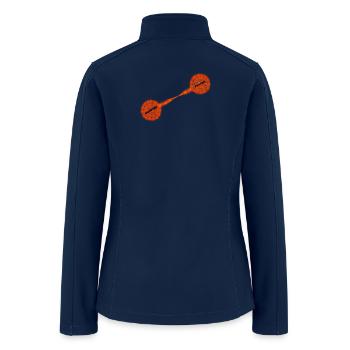 Quantum Physics Particle Science Entanglement  - Women’s Soft Shell Jacket - navy - Back