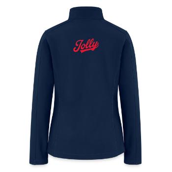Jolly - Holiday Season.  - Women’s Soft Shell Jacket - navy - Back