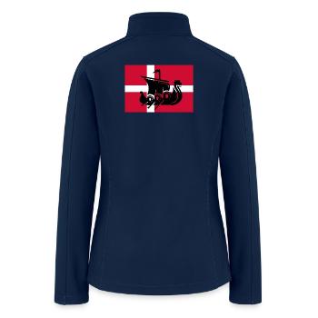 Denmark Flag Support Greenland Not For Sale - Women’s Soft Shell Jacket - navy - Back