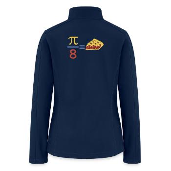 Slice of Pi - Women’s Soft Shell Jacket - navy - Back