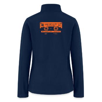 Every Day's a Joy Cassette Tee - Women’s Soft Shell Jacket - navy - Back