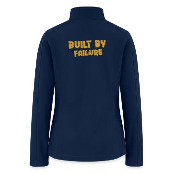 Built by Failure - Women’s Soft Shell Jacket - navy - Back