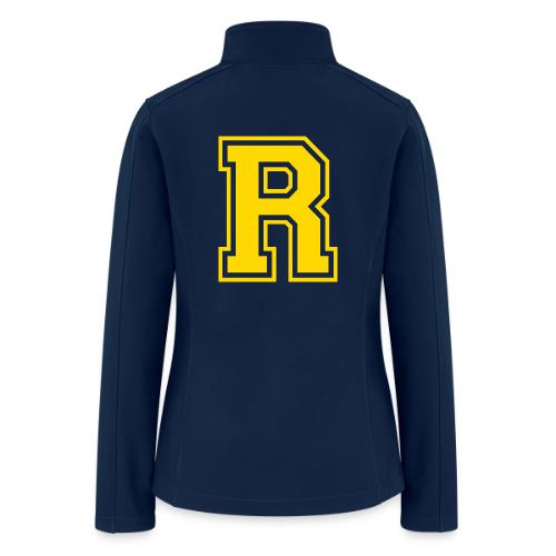 Letter R – Capital Athletic Alphabet Monogram - Women’s Soft Shell Jacket