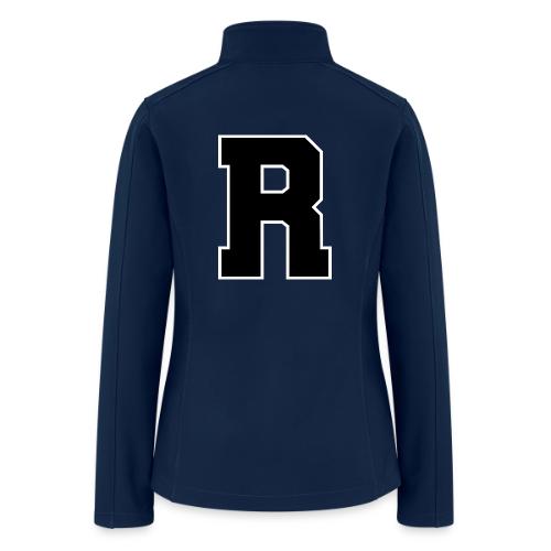 Varsity Letter R Athletic Monogram - Women’s Soft Shell Jacket