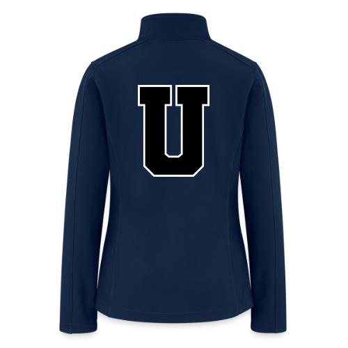 Varsity Letter U Collegiate Monogram - Women’s Soft Shell Jacket