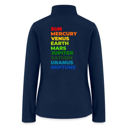 Color the solar system - Women’s Soft Shell Jacket