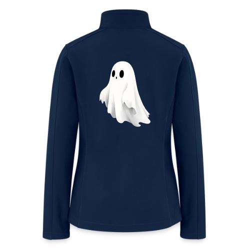 Cute Ghost Cartoon Design - Women’s Soft Shell Jacket