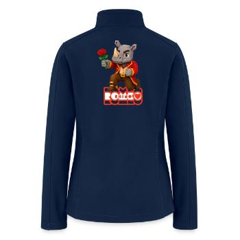 Romeo Rhino The LoverBoy - Women’s Soft Shell Jacket - navy - Back