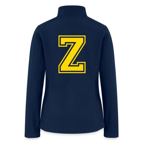 Letter Z – Capital Athletic Alphabet Monogram - Women’s Soft Shell Jacket