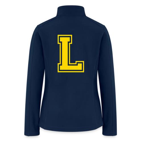 Letter L – Capital Athletic Alphabet Monogram - Women’s Soft Shell Jacket
