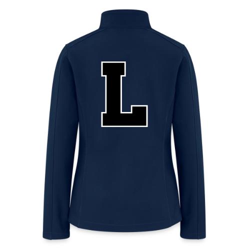 Varsity Letter L Athletic Monogram - Women’s Soft Shell Jacket