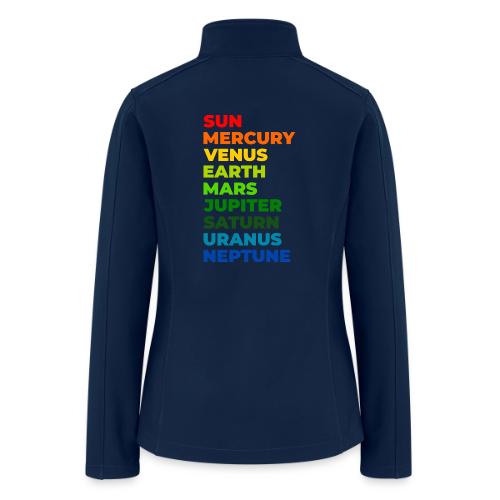 Color the solar system - Women’s Soft Shell Jacket
