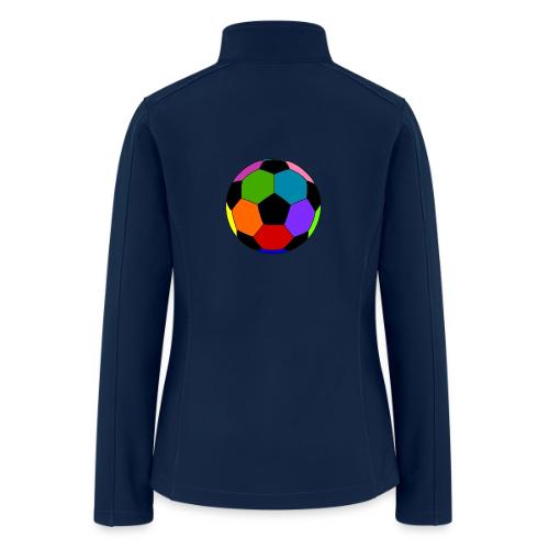 Multi-colored soccer ball - Women’s Soft Shell Jacket