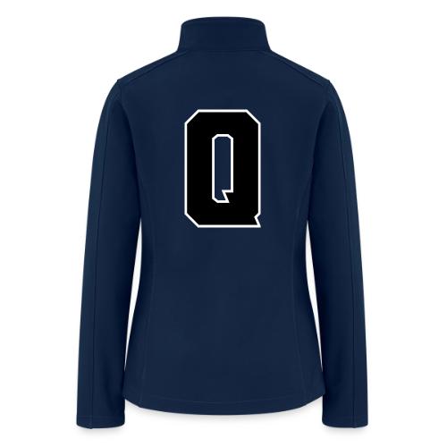 Varsity Letter Q Collegiate Font Graphic - Women’s Soft Shell Jacket