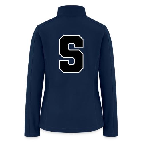 Varsity Letter S Collegiate Alphabet Art - Women’s Soft Shell Jacket