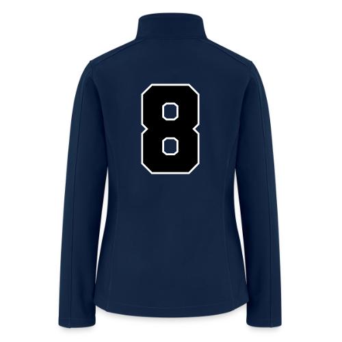 Varsity Number 8 College Style - Women’s Soft Shell Jacket