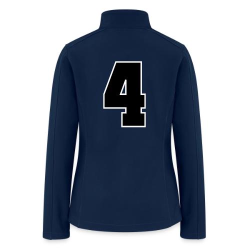 Varsity Number 4 College Style - Women’s Soft Shell Jacket