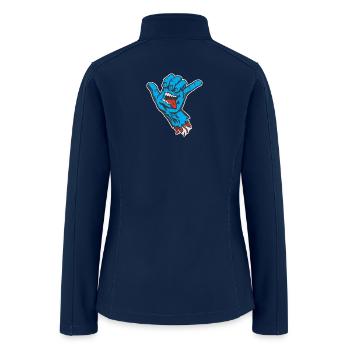 Zombie Hand - Women’s Soft Shell Jacket - navy - Back