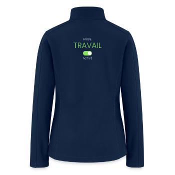 Mode travail active - Women’s Soft Shell Jacket - navy - Back